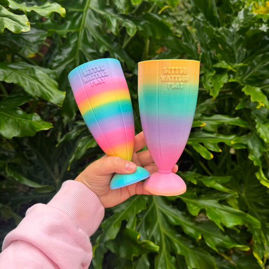 Perfectly Imperfect Milkshake Glasses