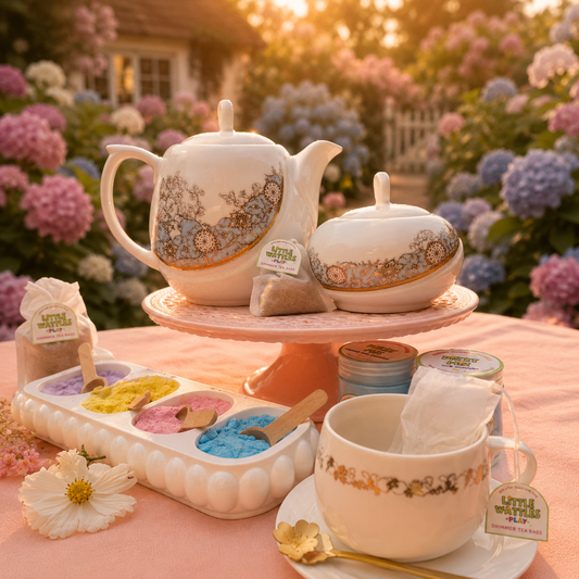 Hydrangea- Preloved Heirloom Tea Party Set