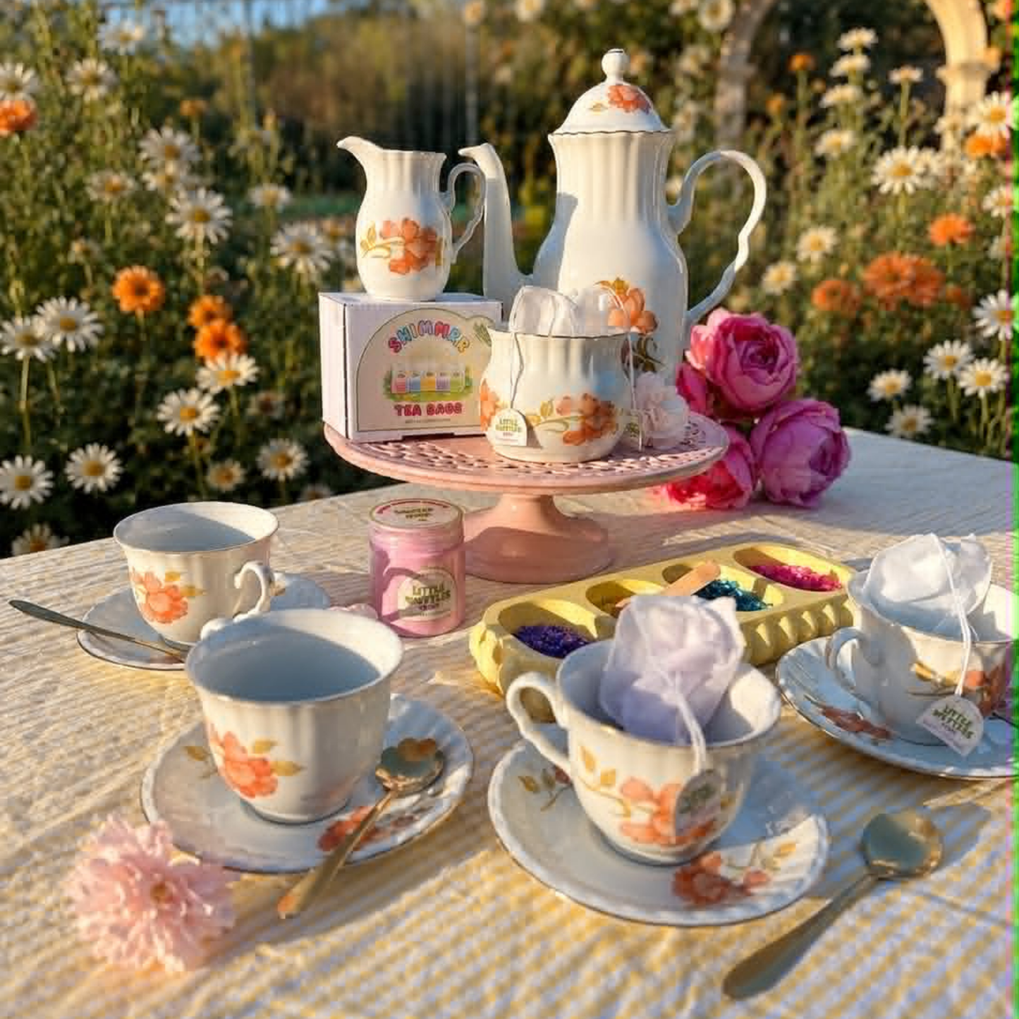 Apricot Bloom - Preloved Heirloom Potion Tea Party Set