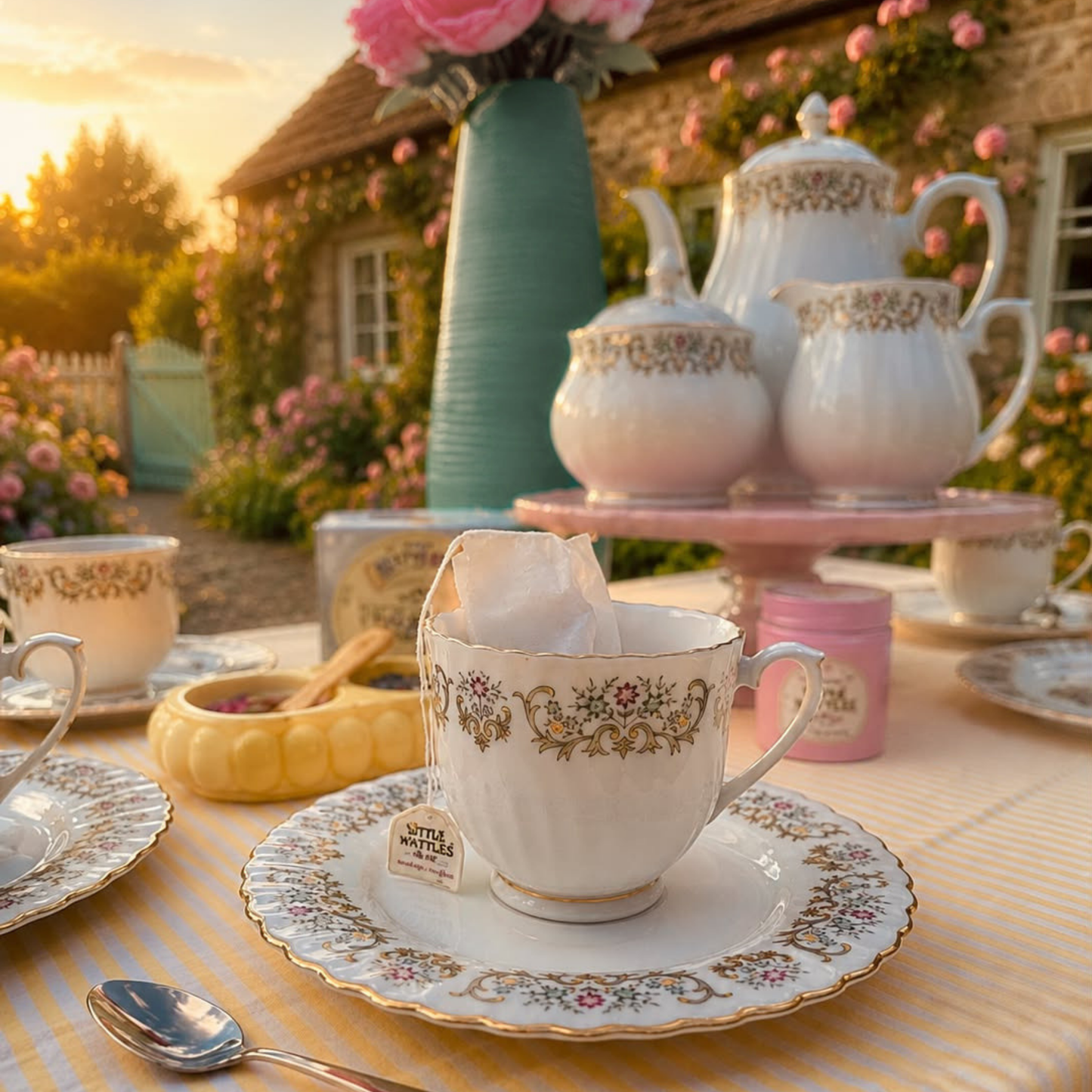 Primrose- Preloved Heirloom Potion Tea Party Set