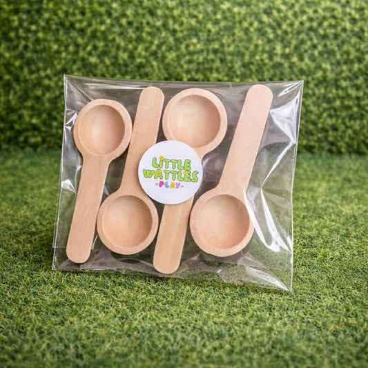 Mini Wooden Potion Spoon 4  pack